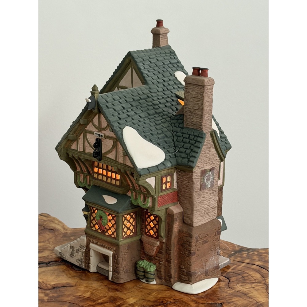 Dept 56 Dickens' Village The Pied Bull Inn #58332 Retired 9.25" x 6.5" - Picture 3 of 11